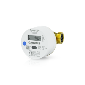Q water 5.5 R Medidor de agua electrónico tipo tornillo 80m