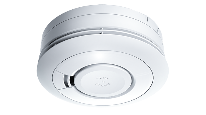 [Translate to Español:] Product picture of QUNDIS smoke alarm Ei650i