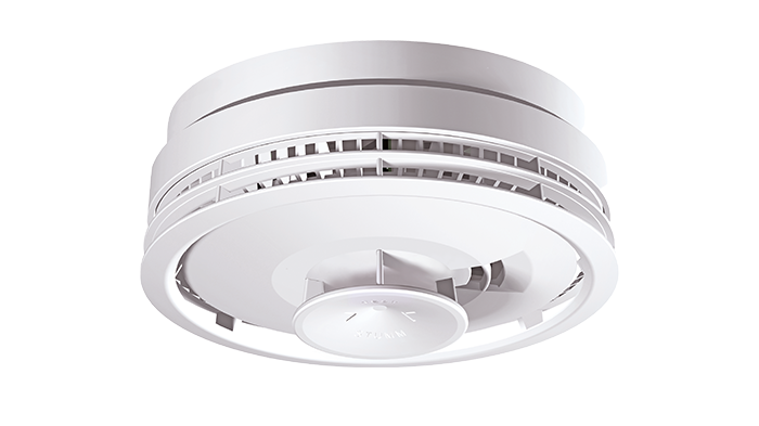 [Translate to Español:] Product picture of QUNDIS smoke alarm Ei6500-OMS
